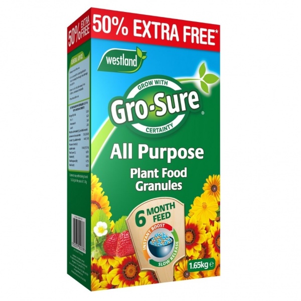 Westland Gro-Sure Slow Release Plant Food 1.65kg Box