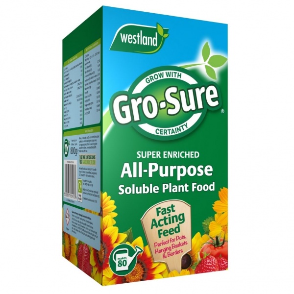 Westland Gro-Sure Soluble Plant Food 800g Box